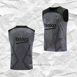 Camiseta de Entrenamiento Barcelona 2022 2023 Sin Mangas Gris