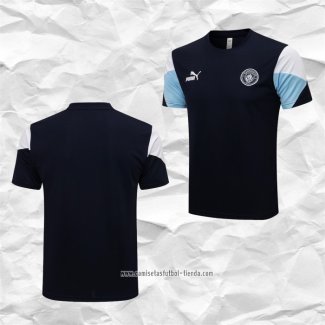 Camiseta de Entrenamiento Manchester City 2021 2022 Azul