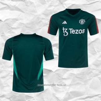 Camiseta de Entrenamiento Manchester United 2023 2024 Verde