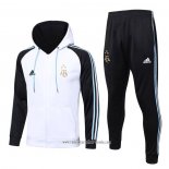 Chandal con Capucha del Argentina 2022 2023 Blanco