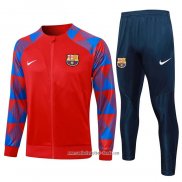 Chandal de Chaqueta del Barcelona 2023 2024 Rojo