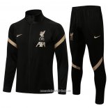 Chandal de Chaqueta del Liverpool 2021 2022 Negro