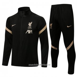 Chandal de Chaqueta del Liverpool 2021 2022 Negro