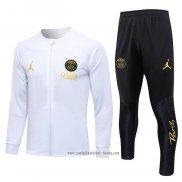 Chandal de Chaqueta del Paris Saint-Germain Jordan 2023 2024 Nino Blanco