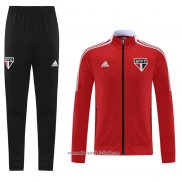 Chandal de Chaqueta del Sao Paulo 2021 2022 Rojo