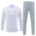 Chandal de Sudadera del Argelia 2023 2024 Blanco