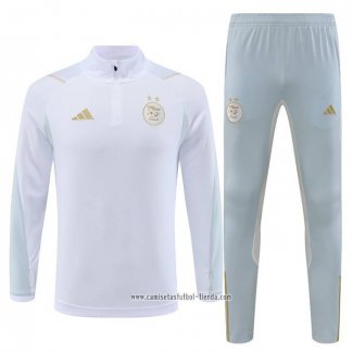 Chandal de Sudadera del Argelia 2023 2024 Blanco