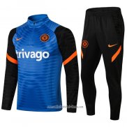 Chandal de Sudadera del Chelsea 2021 2022 Azul