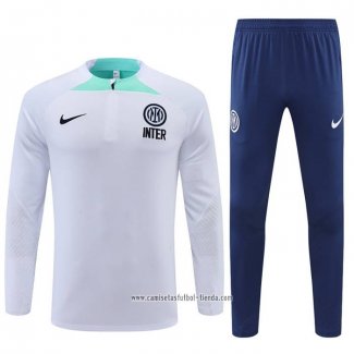 Chandal de Sudadera del Inter Milan 2022 2023 Blanco