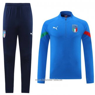 Chandal de Sudadera del Italia 2022 2023 Azul