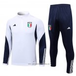 Chandal de Sudadera del Italia 2023 2024 Blanco