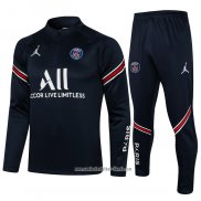 Chandal de Sudadera del Paris Saint-Germain 2021 2022 Azul