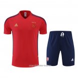 Chandal del Ajax 2022 2023 Manga Corta Rojo - Pantalon Corto