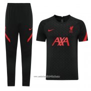 Chandal del Liverpool 2021 2022 Manga Corta Negro