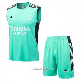 Chandal del Real Madrid 2022 2023 Sin Mangas Verde