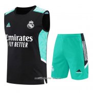 Chandal del Real Madrid 2022 2023 Sin Mangas Negro