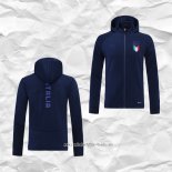 Chaqueta con Capucha del Italia 2021 2022 Azul