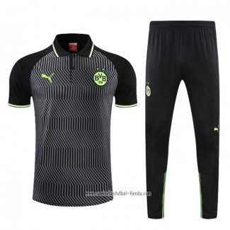 Conjunto Polo del Borussia Dortmund 2022 2023 Gris