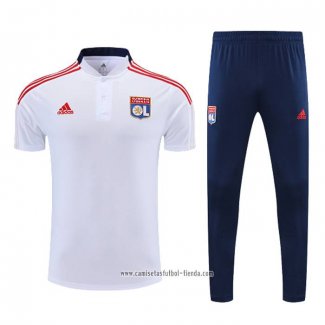 Conjunto Polo del Lyon 2022 2023 Blanco