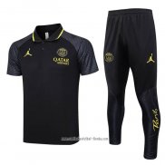 Conjunto Polo del Paris Saint-Germain Jordan 2023 2024 Negro