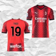 Camiseta Primera AC Milan Jugador Theo 2023 2024