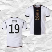 Camiseta Primera Alemania Jugador Gotze 2022