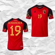 Camiseta Primera Belgica Jugador Dendoncker 2022