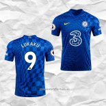 Camiseta Primera Chelsea Jugador Lukaku 2021 2022
