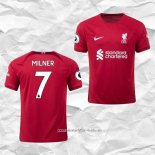 Camiseta Primera Liverpool Jugador Milner 2022 2023