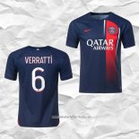 Camiseta Primera Paris Saint-Germain Jugador Verratti 2023 2024