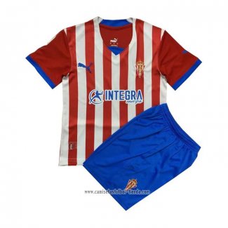 Camiseta Primera Sporting de Gijon 2022 2023 Nino