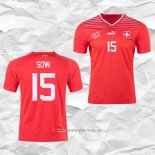 Camiseta Primera Suiza Jugador Sow 2022