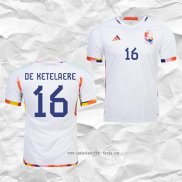 Camiseta Segunda Belgica Jugador De Ketelaere 2022