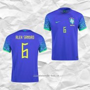 Camiseta Segunda Brasil Jugador Alex Sandro 2022