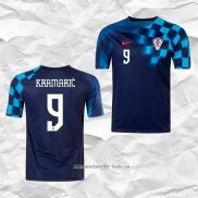 Camiseta Segunda Croacia Jugador Kramaric 2022