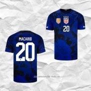 Camiseta Segunda Estados Unidos Jugador Macario 2022