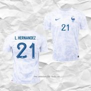 Camiseta Segunda Francia Jugador L.Hernandez 2022