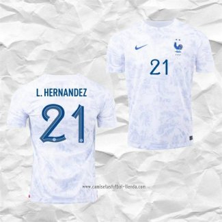 Camiseta Segunda Francia Jugador L.Hernandez 2022