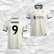 Camiseta Segunda Liverpool Jugador Firmino 2021 2022