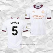 Camiseta Segunda Manchester City Jugador Stones 2023 2024