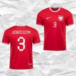 Camiseta Segunda Polonia Jugador Jedrzejczyk 2022