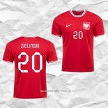 Camiseta Segunda Polonia Jugador Zielinski 2022