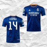 Camiseta Segunda Real Madrid Jugador Casemiro 2021 2022