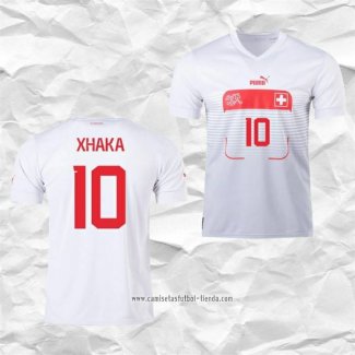 Camiseta Segunda Suiza Jugador Xhaka 2022