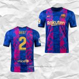 Camiseta Tercera Barcelona Jugador Dest 2021 2022