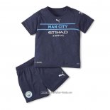 Camiseta Tercera Manchester City 2021 2022 Nino