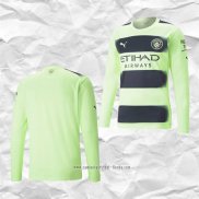 Camiseta Tercera Manchester City 2022 2023 Manga Larga