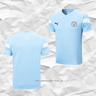 Camiseta de Entrenamiento Manchester City 2022 2023 Azul