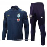 Chandal de Chaqueta del Brasil 2022 2023 Azul