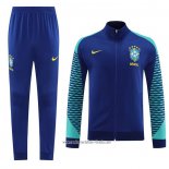 Chandal de Chaqueta del Brasil 2023 2024 Azul